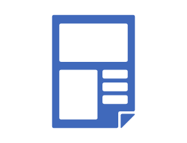 レポート書類のイラスト画像